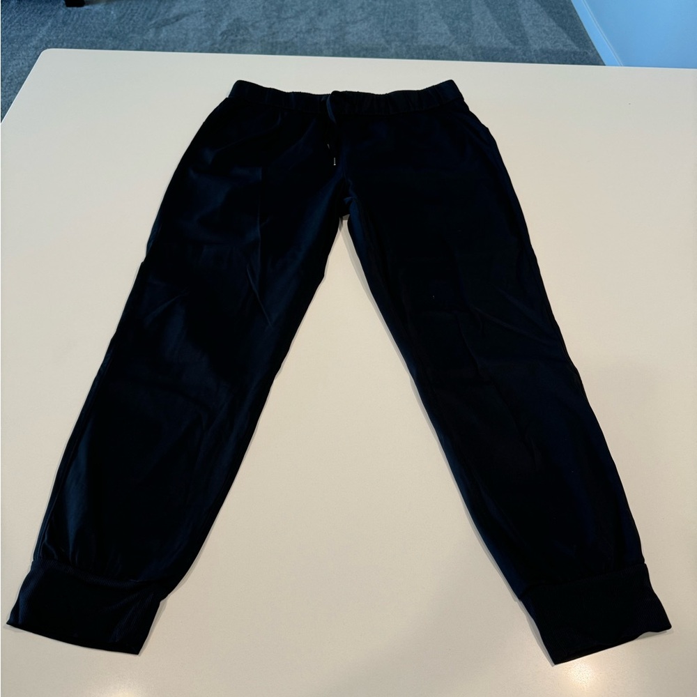 Women’s black silky joggers size L casual activeware